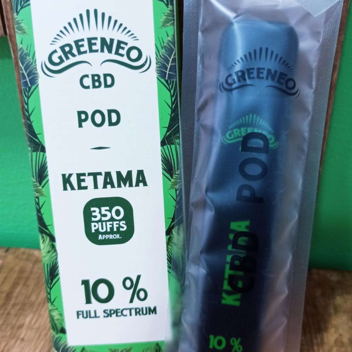 POD 10% CBD Full Spectrum - Amnésai ou Ketama - Produit français