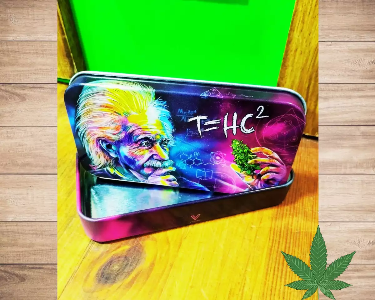 Boîte Métal Einstein, 420 RASTA ou CAMELEON