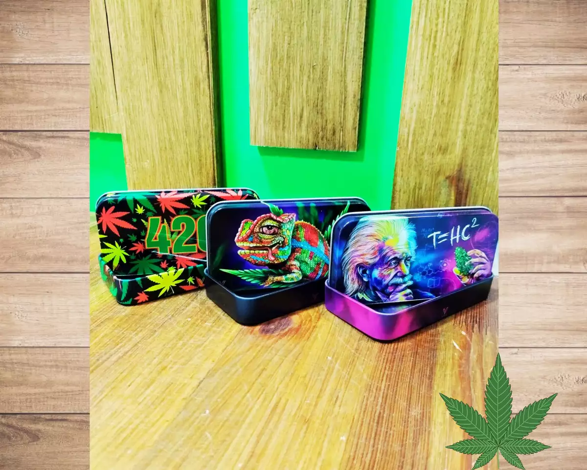 Boîte Métal Einstein, 420 RASTA ou CAMELEON